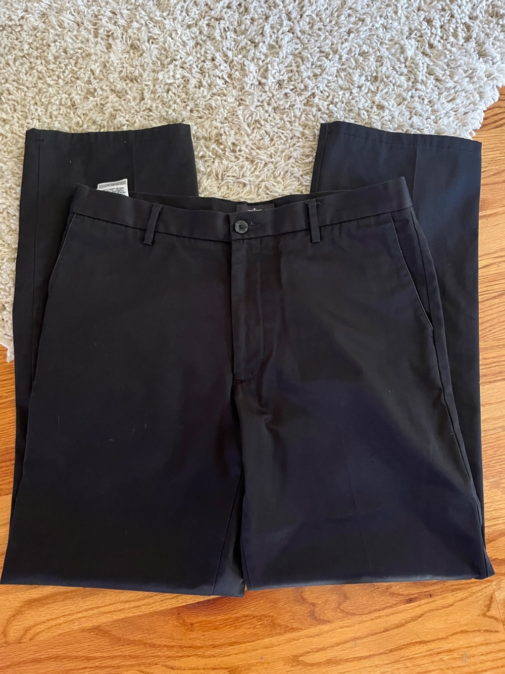 Men's Black Docker’s Pants 100% cotton like new size 34x36